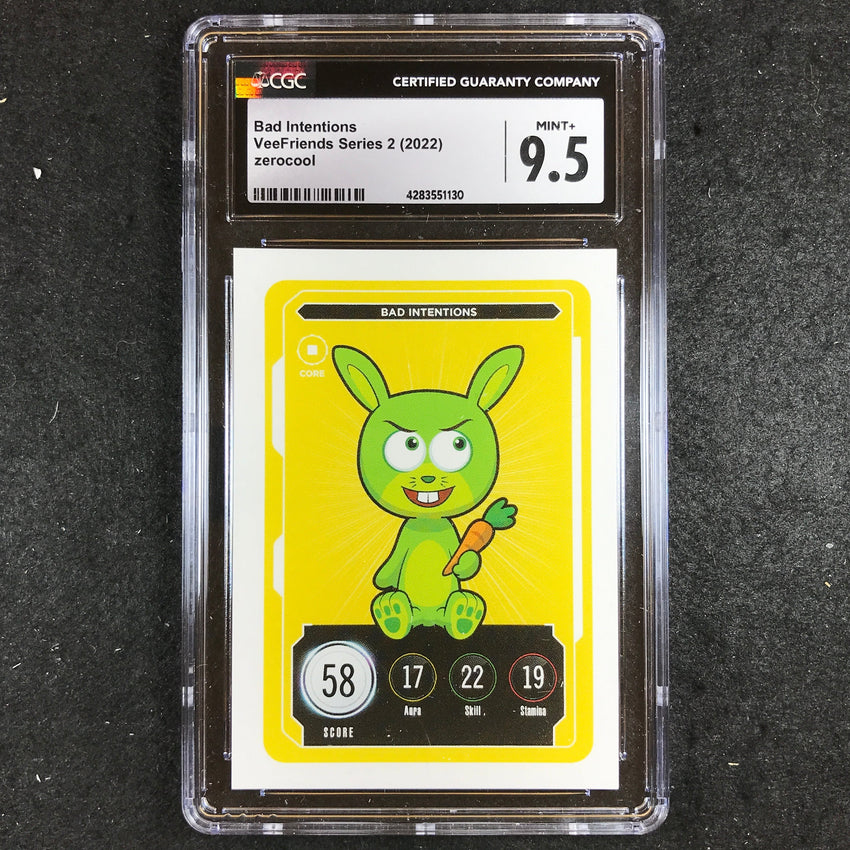 VeeFriends Series 2 Gary Vee Owned BAD INTENTIONS Core CGC 9.5 (130)