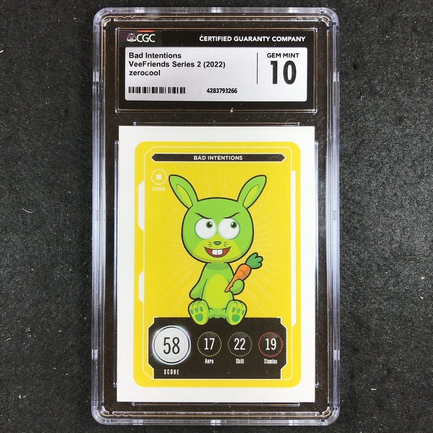 VeeFriends Series 2 Gary Vee Owned BAD INTENTIONS Core CGC 10 (266)
