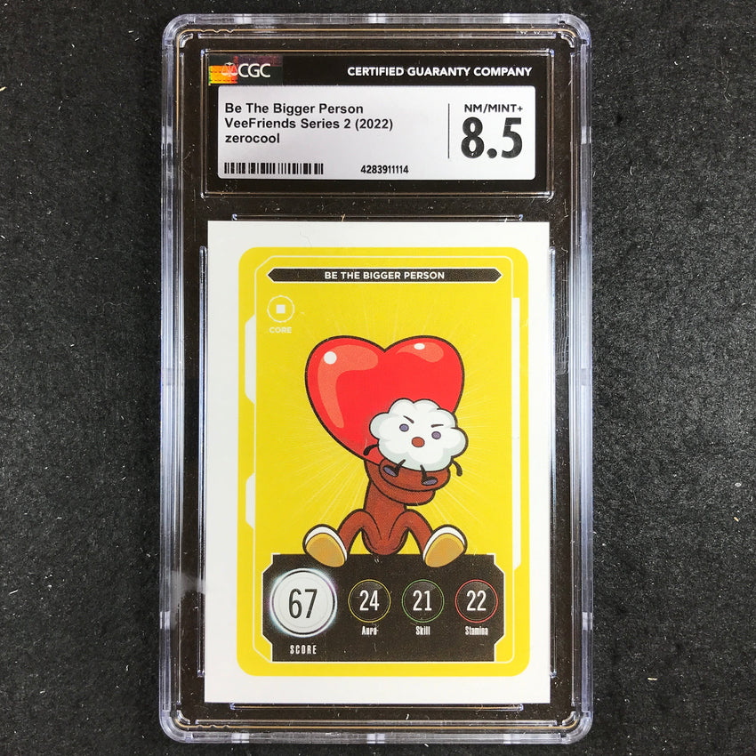 VeeFriends Series 2 Gary Vee Owned BE THE BIGGER PERSON Core CGC 8.5 (114)