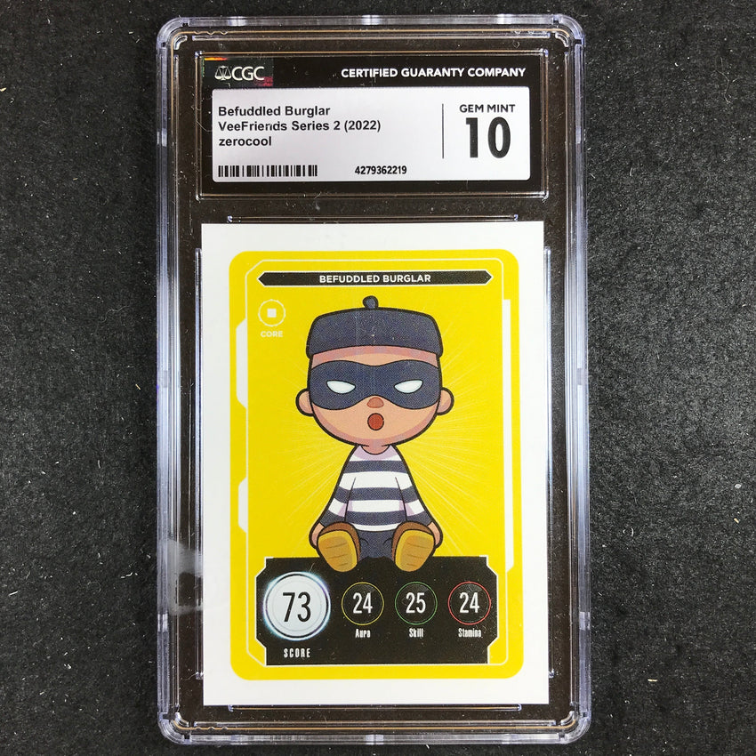 VeeFriends Series 2 Gary Vee Owned BEFUDDLED BURGLAR Core CGC 10 (219)