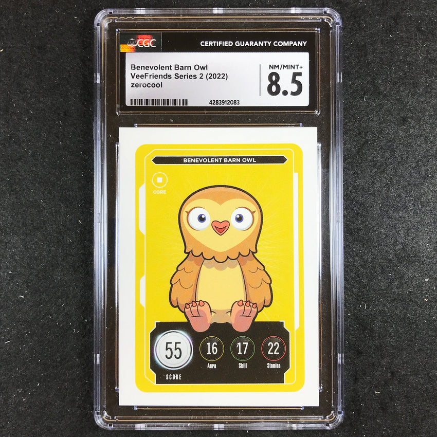 VeeFriends Series 2 Gary Vee Owned BENEVOLENT BARN OWL Core CGC 8.5 (083)