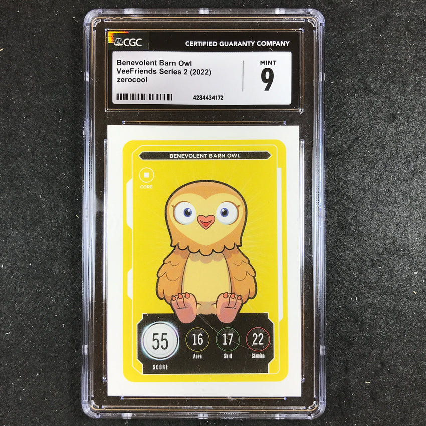 VeeFriends Series 2 Gary Vee Owned BENEVOLENT BARN OWL Core CGC 9 (172)