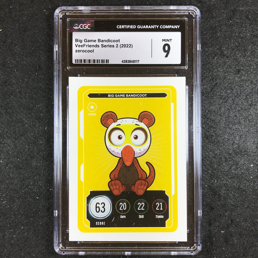 VeeFriends Series 2 Gary Vee Owned BIG GAME BANDICOOT Core CGC 9 (117)