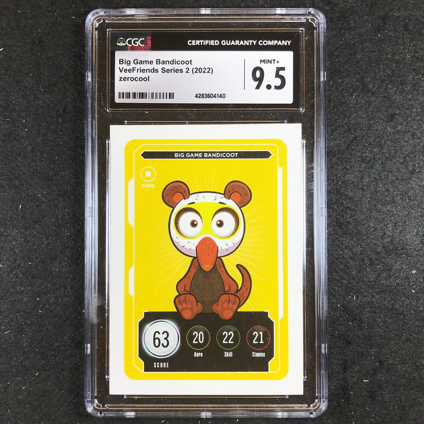 VeeFriends Series 2 Gary Vee Owned BIG GAME BANDICOOT Core CGC 9.5 (140)