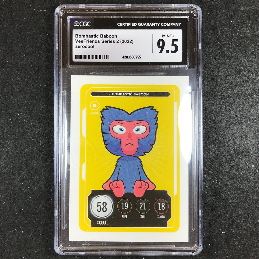 VeeFriends Series 2 Gary Vee Owned BOMBASTIC BABOON Core CGC 9.5 (255)
