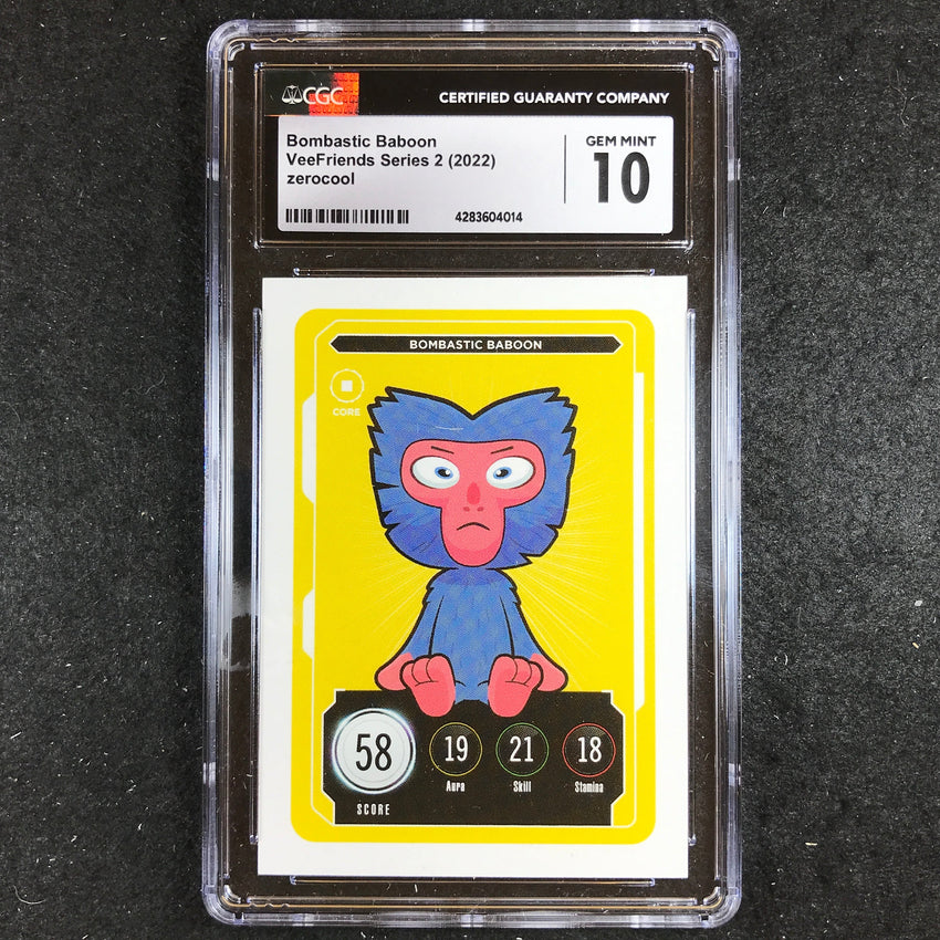 VeeFriends Series 2 Gary Vee Owned BOMBASTIC BABOON Core CGC 10 (014)