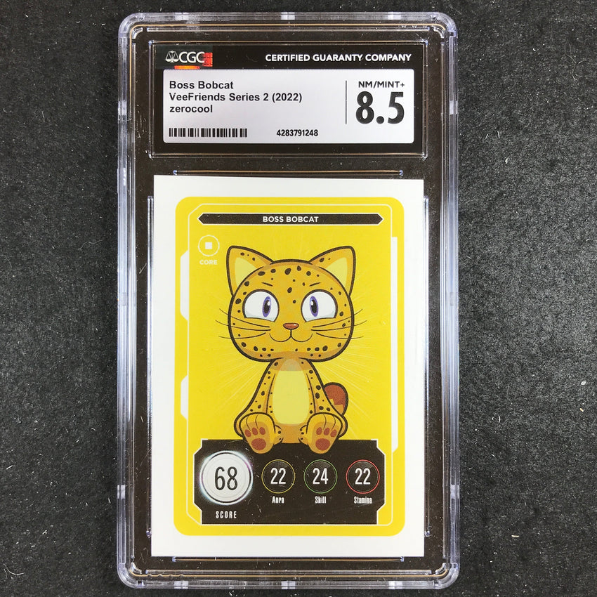 VeeFriends Series 2 Gary Vee Owned BOSS BOBCAT Core CGC 8.5 (248)
