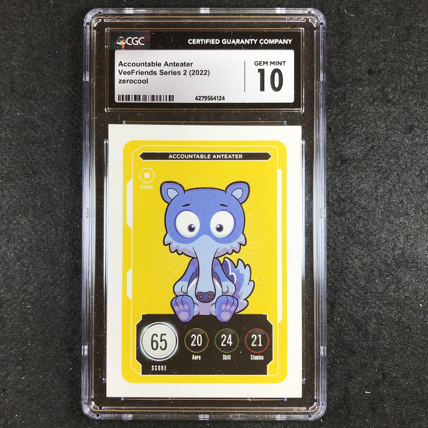 VeeFriends Series 2 Gary Vee Owned ACCOUNTABLE ANTEATER Core CGC 10 (124)