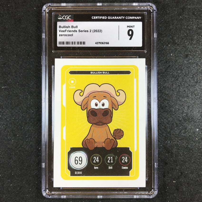 VeeFriends Series 2 Gary Vee Owned BULLISH BULL Core CGC 9 (166)