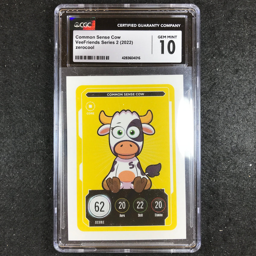 VeeFriends Series 2 Gary Vee Owned COMMON SENSE COW Core CGC 10 (016)