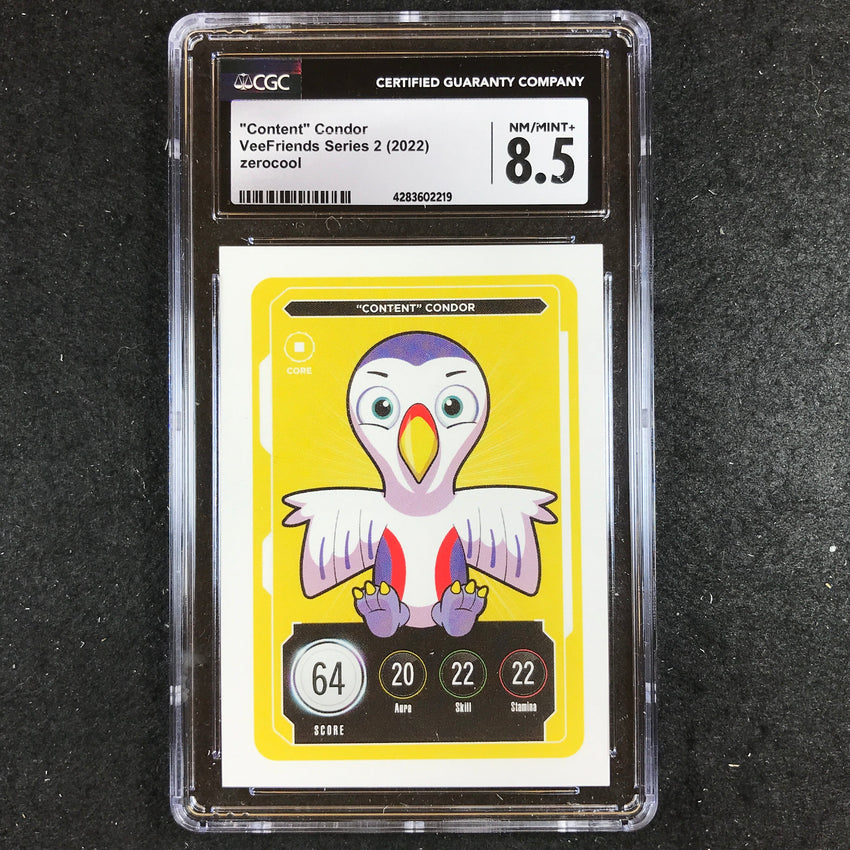 VeeFriends Series 2 Gary Vee Owned "CONTENT" CONDOR Core CGC 8.5 (219)
