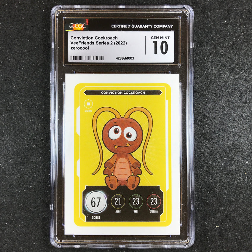 VeeFriends Series 2 Gary Vee Owned CONVICTION COCKROACH Core CGC 10 (003)