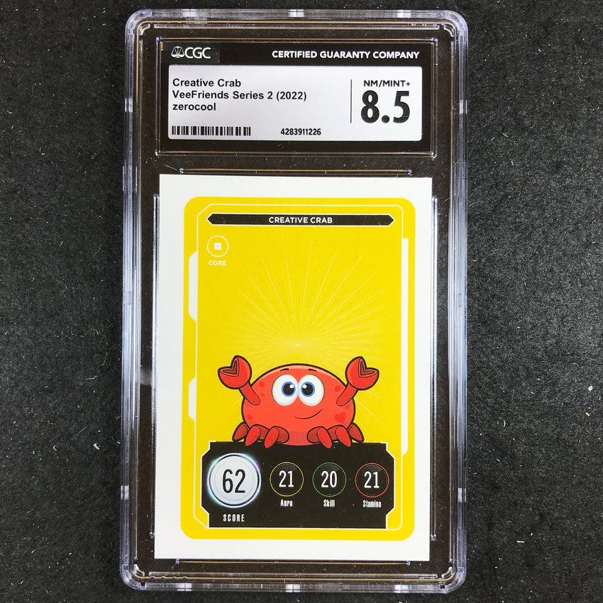 VeeFriends Series 2 Gary Vee Owned CREATIVE CRAB Core CGC 8.5 (226)