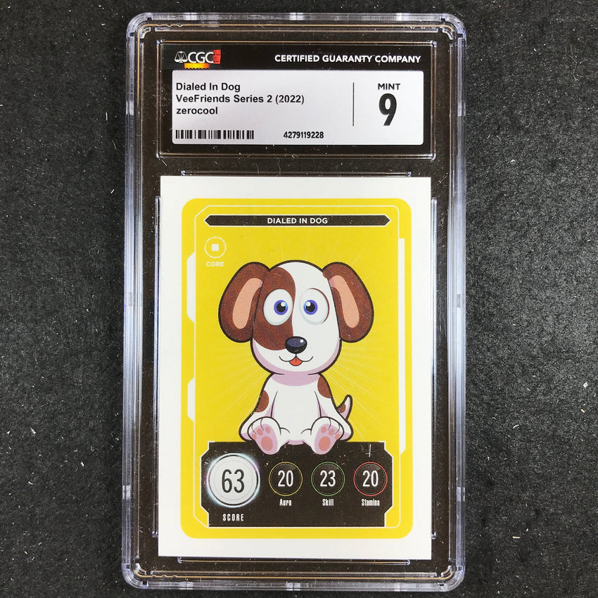 VeeFriends Series 2 Gary Vee Owned DIALED IN DOG Core CGC 9 (228)
