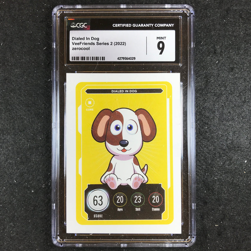 VeeFriends Series 2 Gary Vee Owned DIALED IN DOG Core CGC 9 (029)