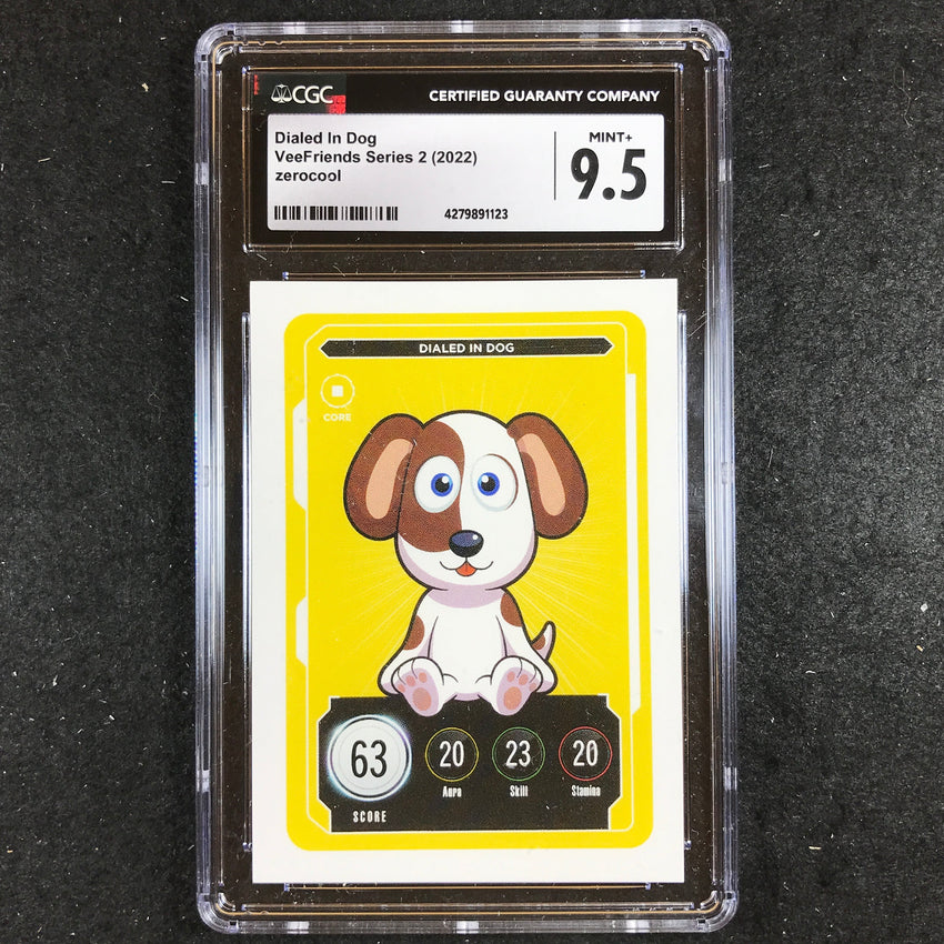 VeeFriends Series 2 Gary Vee Owned DIALED IN DOG Core CGC 9.5 (123)