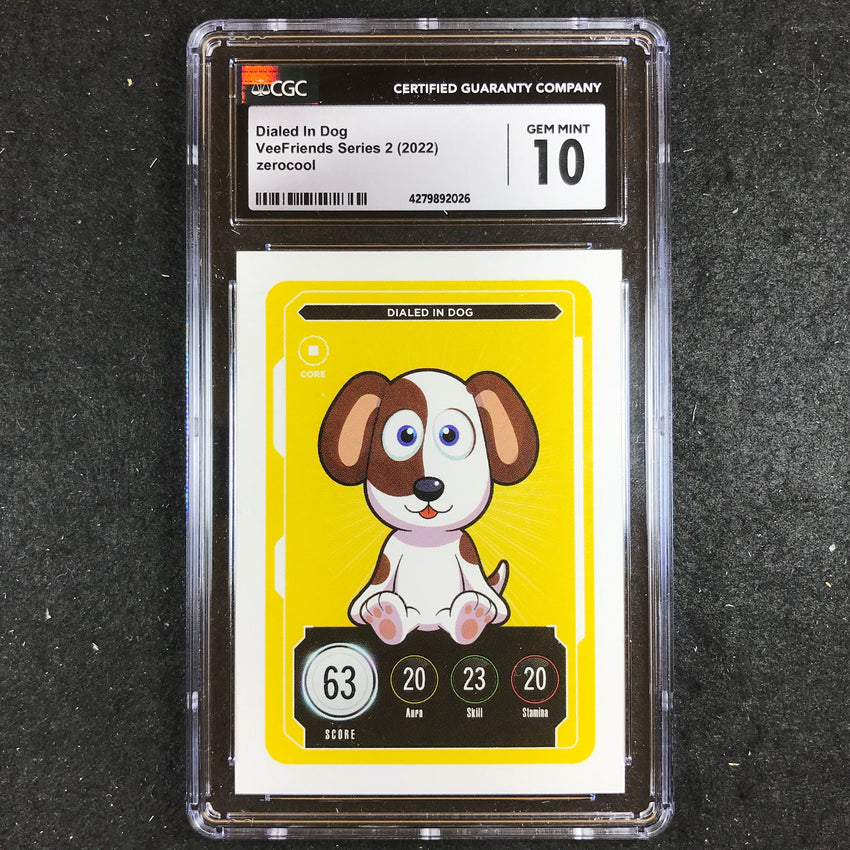 VeeFriends Series 2 Gary Vee Owned DIALED IN DOG Core CGC 10 (026)