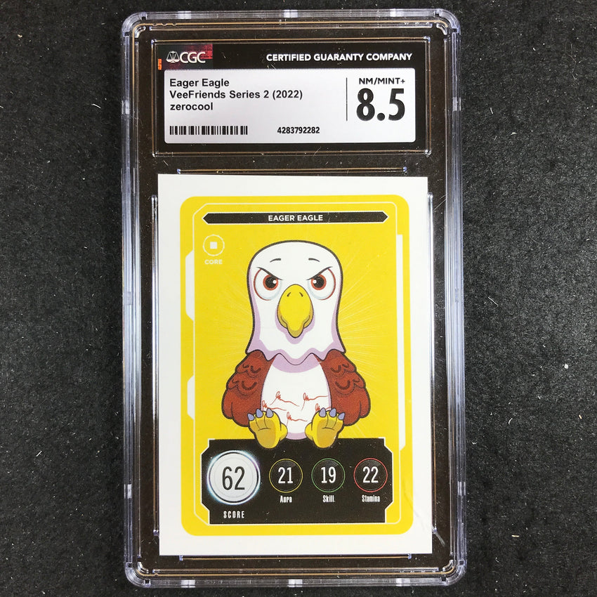 VeeFriends Series 2 Gary Vee Owned EAGER EAGLE Core CGC 8.5 (282)