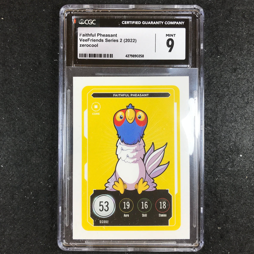 VeeFriends Series 2 Gary Vee Owned FAITHFUL PHEASANT Core CGC 9 (258)