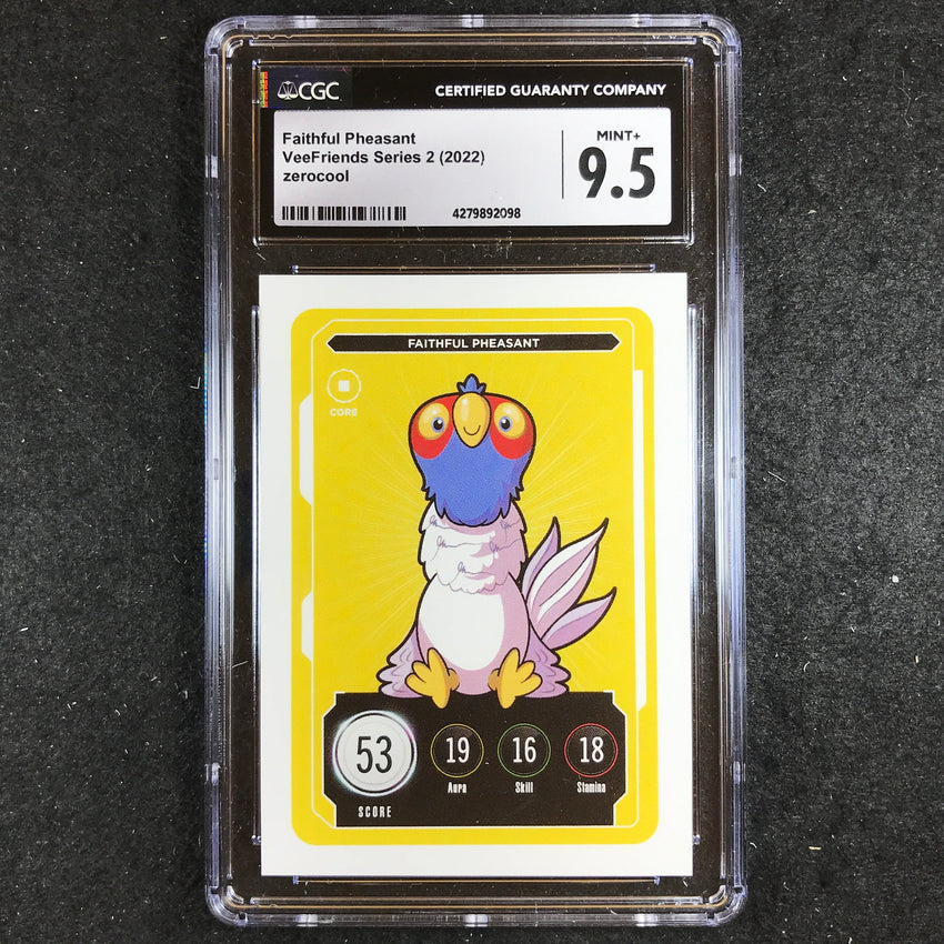 VeeFriends Series 2 Gary Vee Owned FAITHFUL PHEASANT Core CGC 9.5 (098)