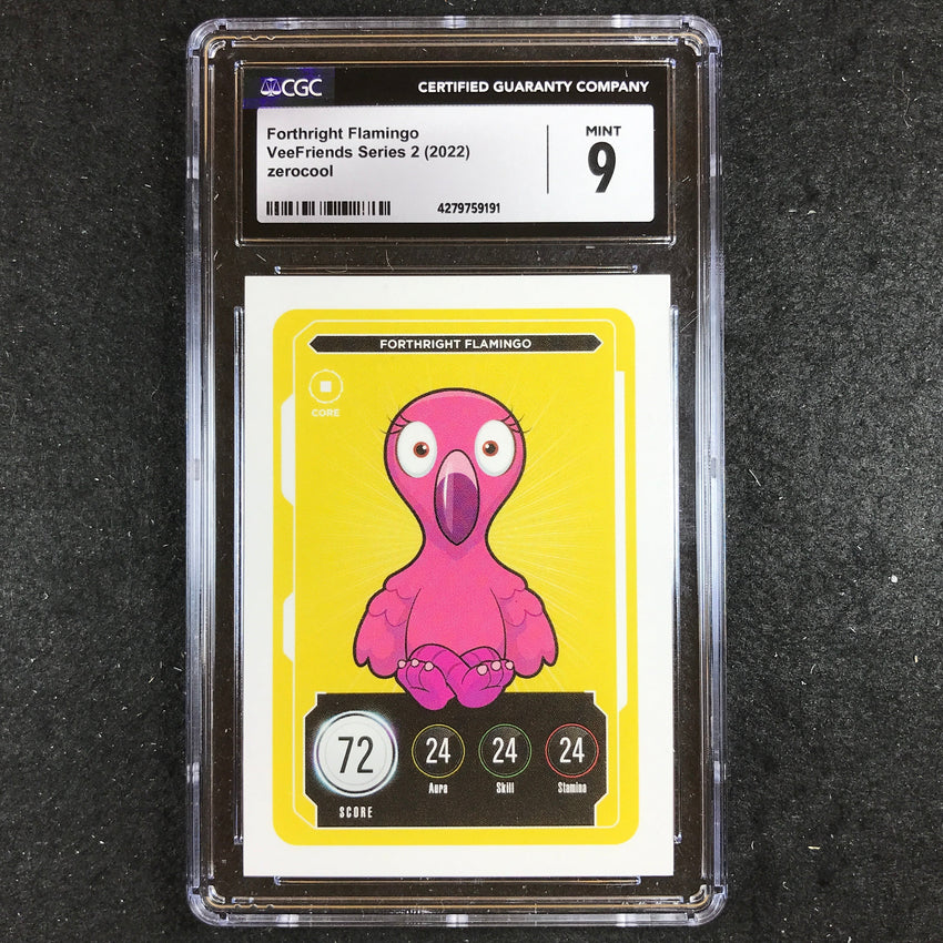 VeeFriends Series 2 Gary Vee Owned FORTHRIGHT FLAMINGO Core CGC 9 (191)