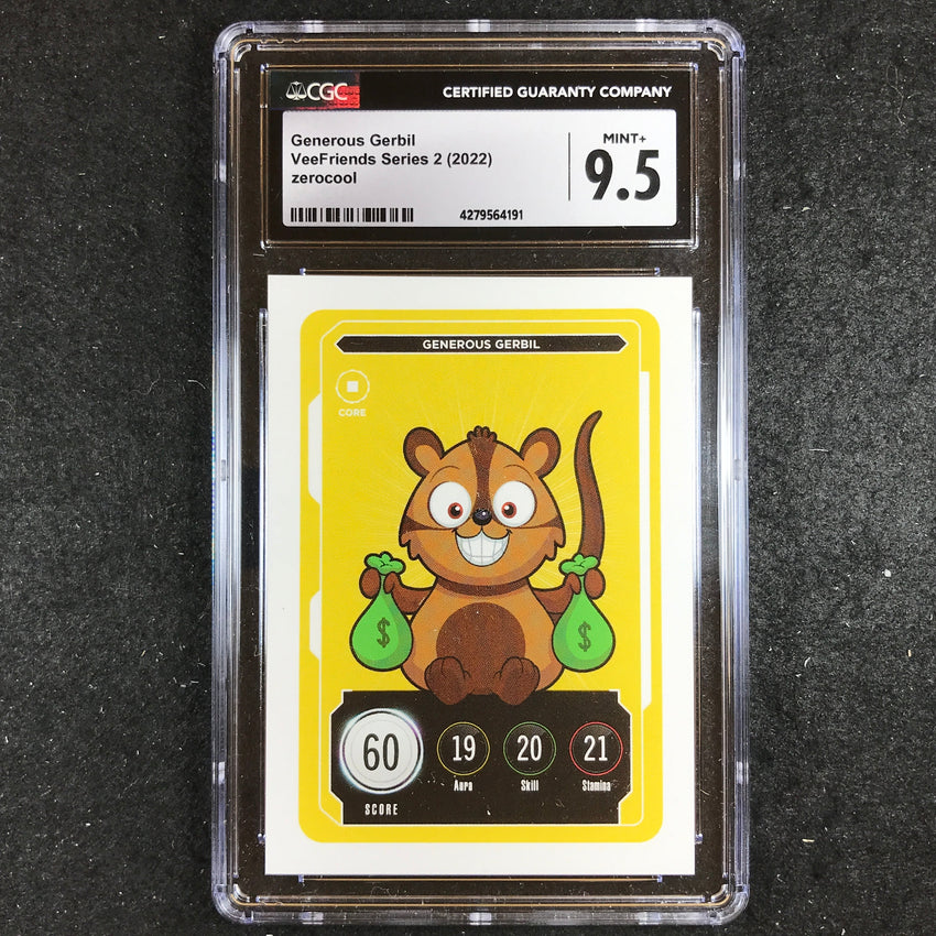 VeeFriends Series 2 Gary Vee Owned GENEROUS GERBIL Core CGC 9.5 (191)