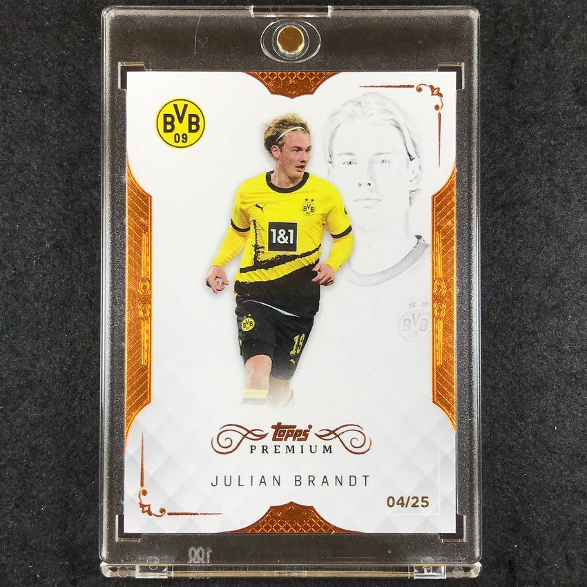 2023-24 Topps Premium Borussia Dortmund JULIAN BRANDT Base Bronze 4/25