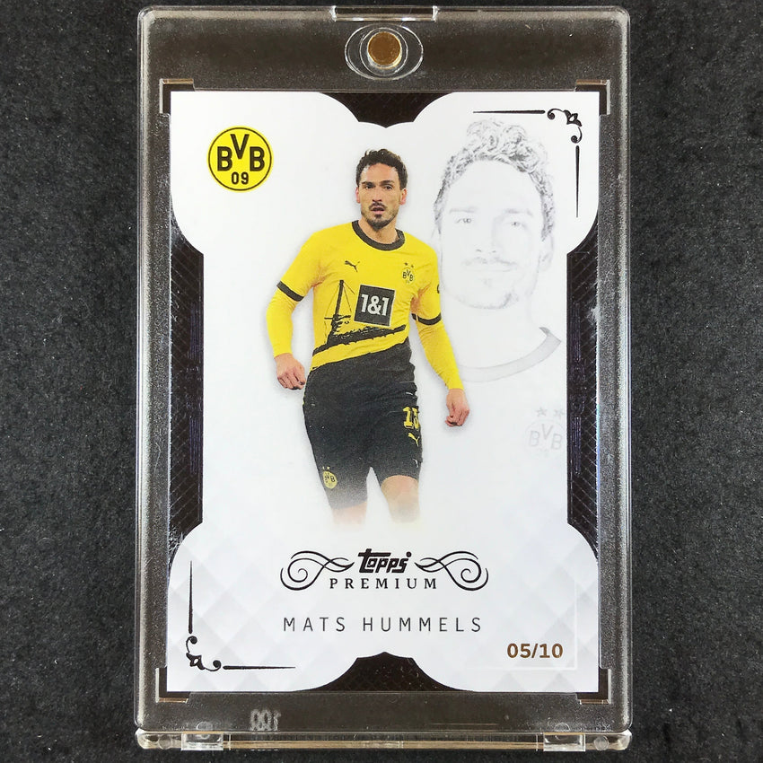 2023-24 Topps Premium Borussia Dortmund MATS HUMMELS Base Black 5/10