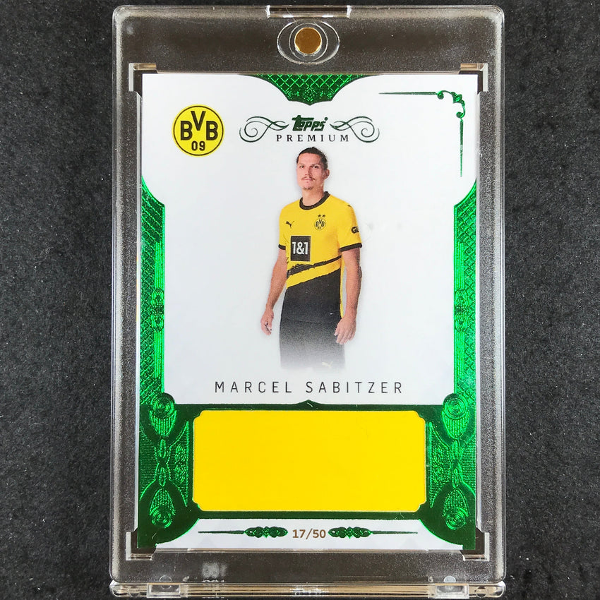 2023-24 Topps Premium Borussia Dortmund MARCEL SABITZER Jersey Relic Green 17/50