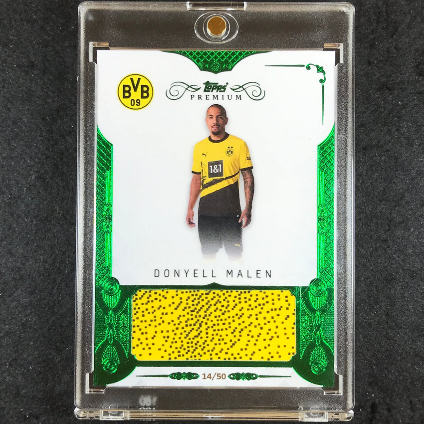 2023-24 Topps Premium Borussia Dortmund DONYELL MALEN Jersey Relic Green 14/50