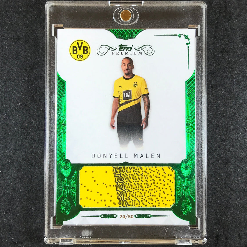 2023-24 Topps Premium Borussia Dortmund DONYELL MALEN Jersey Relic Green 24/50