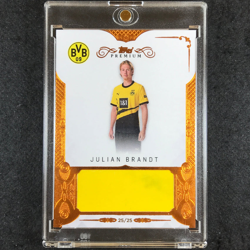 2023-24 Topps Premium Borussia Dortmund JULIAN BRANDT Jersey Relic Bronze 25/25