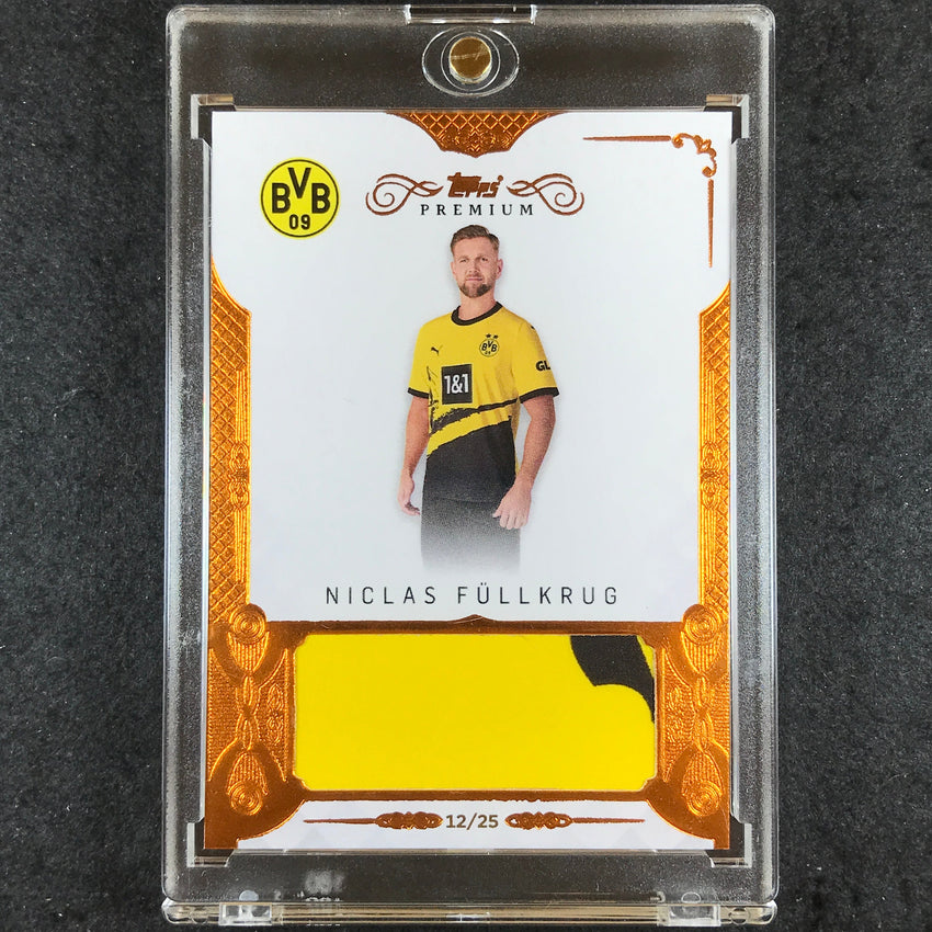 2023-24 Topps Premium Borussia Dortmund NICLAS FULLKRUG Jersey Relic 12/25