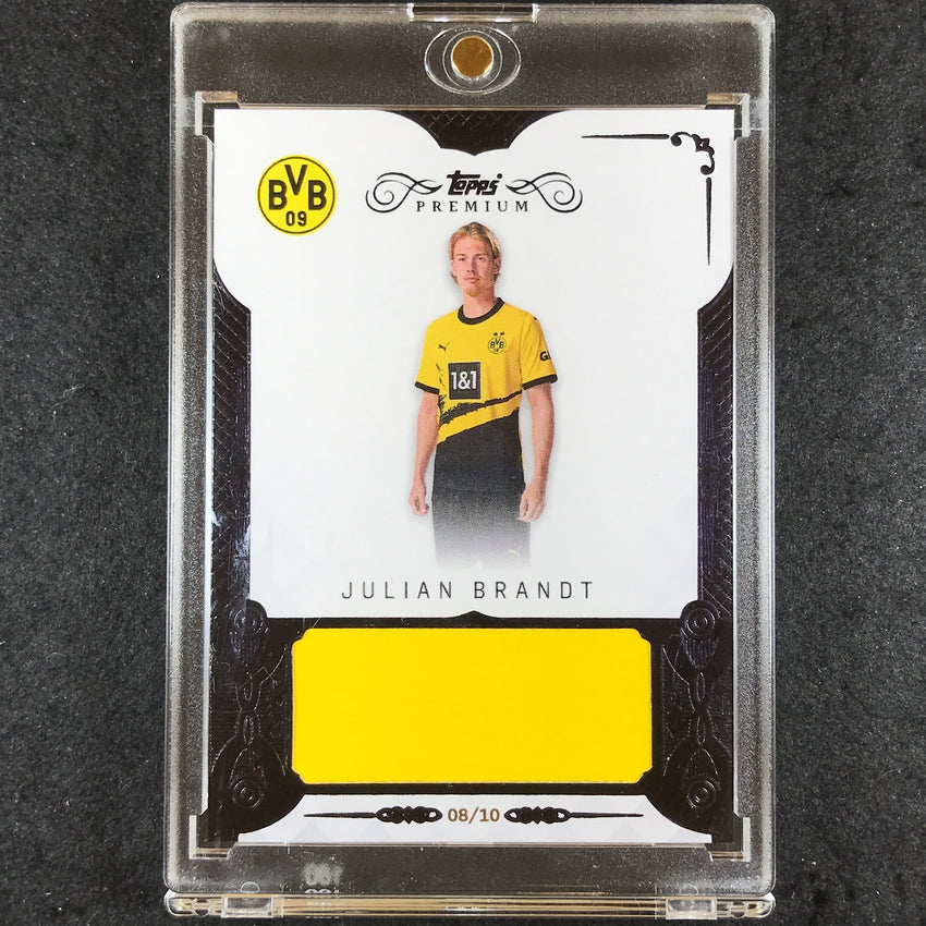 2023-24 Topps Premium Borussia Dortmund JULIAN BRANDT Jersey Relic Black 8/10
