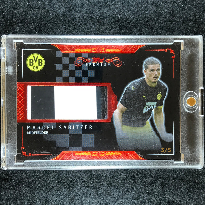 2023-24 Topps Premium Borussia Dortmund MARCEL SABITZER Black Relic Red 3/5