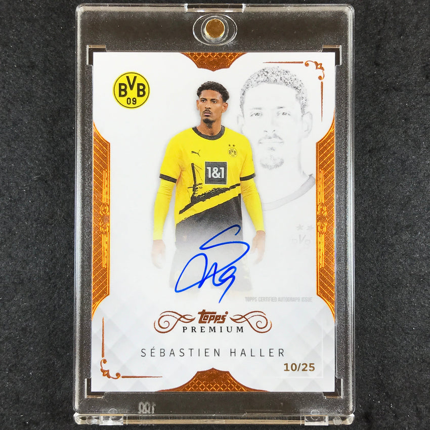 2023-24 Topps Premium Borussia Dortmund SEBASTIEN HALLER Premium Auto 10/25