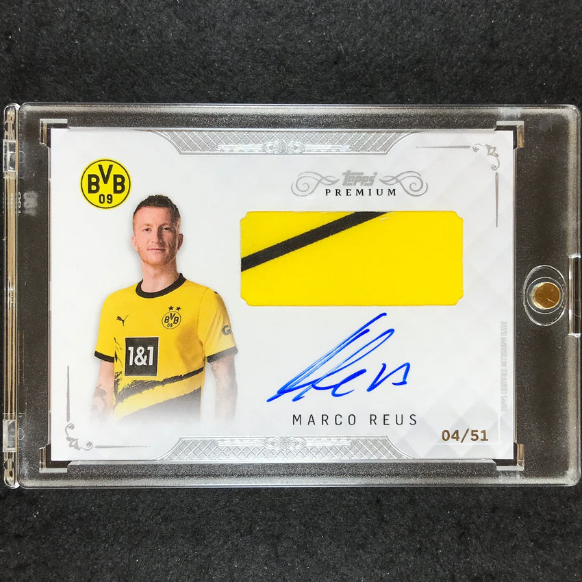 2023-24 Topps Premium Borussia Dortmund MARCO REUS Relic Auto 4/51