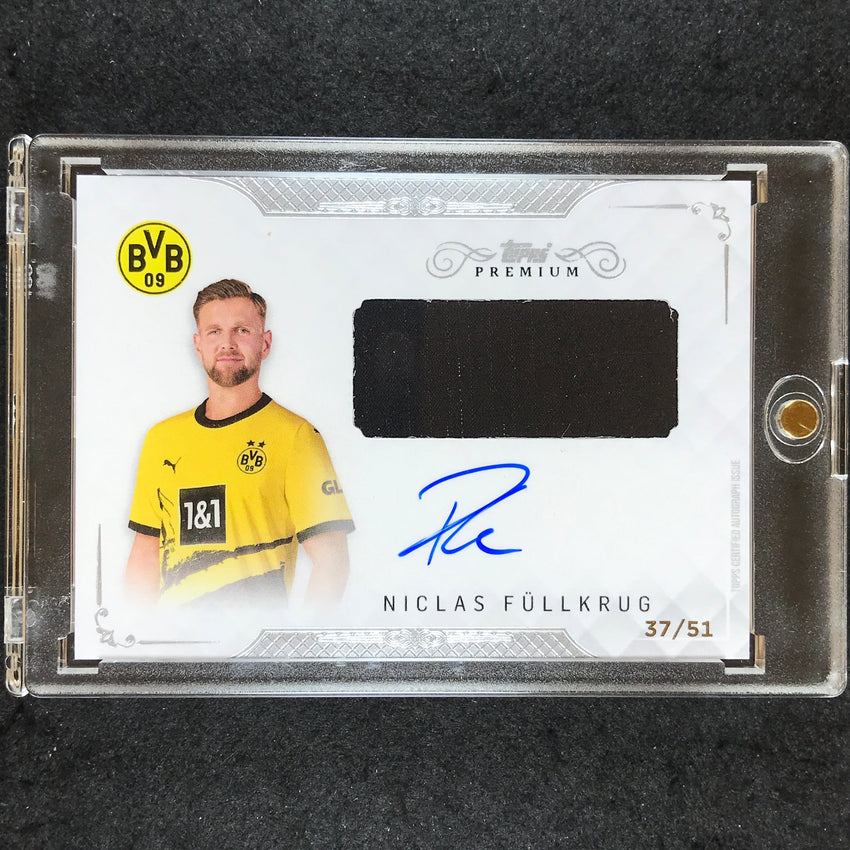 2023-24 Topps Premium Borussia Dortmund NICLAS FULLKRUG Relic Auto 37/51