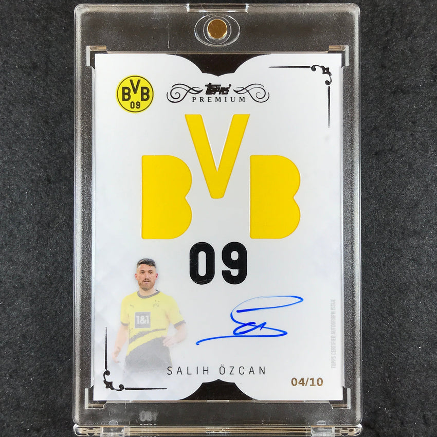 2023-24 Topps Premium Borussia Dortmund SALIH OZCAN BVB09 Relic Auto Black 4/10