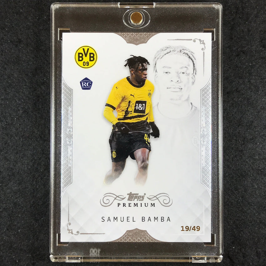 2023-24 Topps Premium Borussia Dortmund SAMUEL BAMBA Rookie Base 19/49