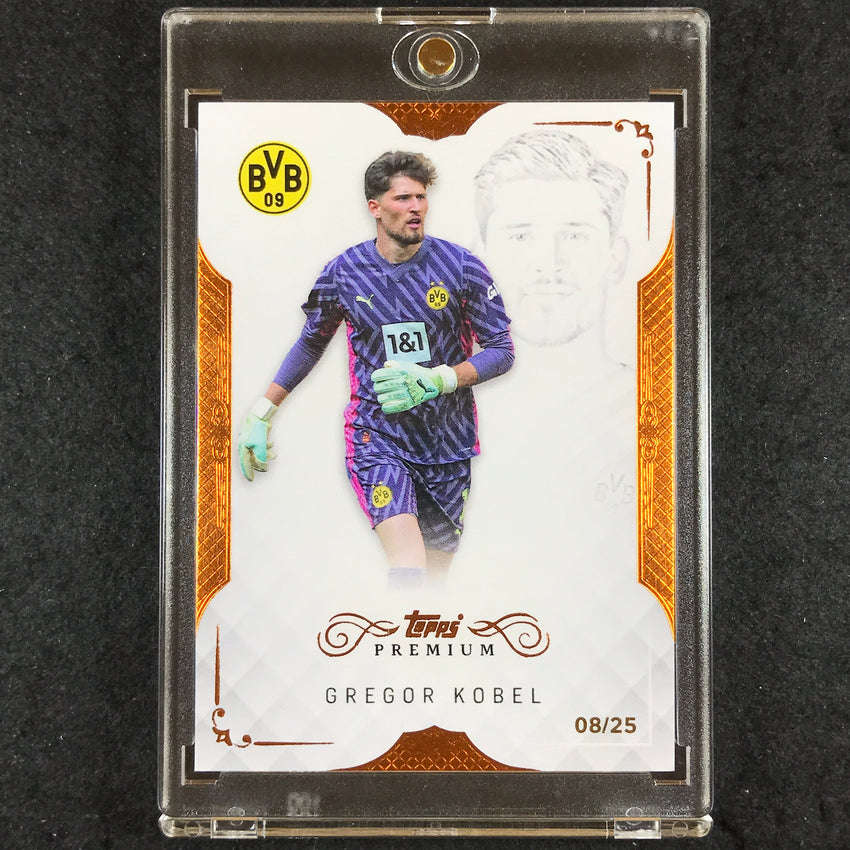 2023-24 Topps Premium Borussia Dortmund GREGOR KOBEL Base Bronze 8/25