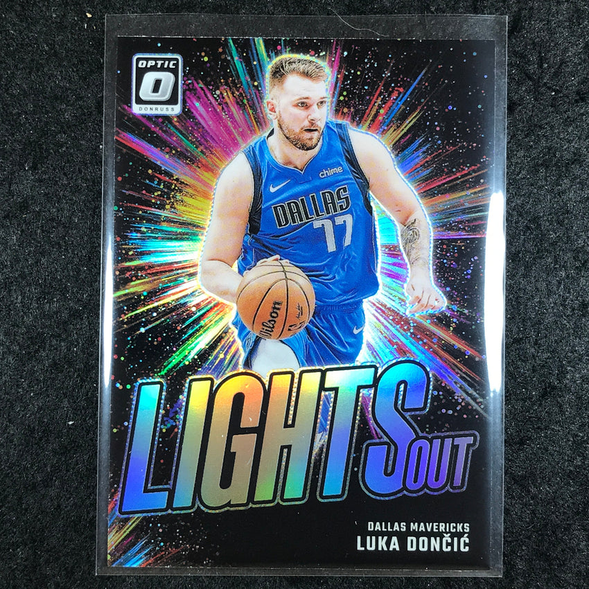 2024-25 Donruss Optic LUKA DONCIC Lights Out Silver Holo #1