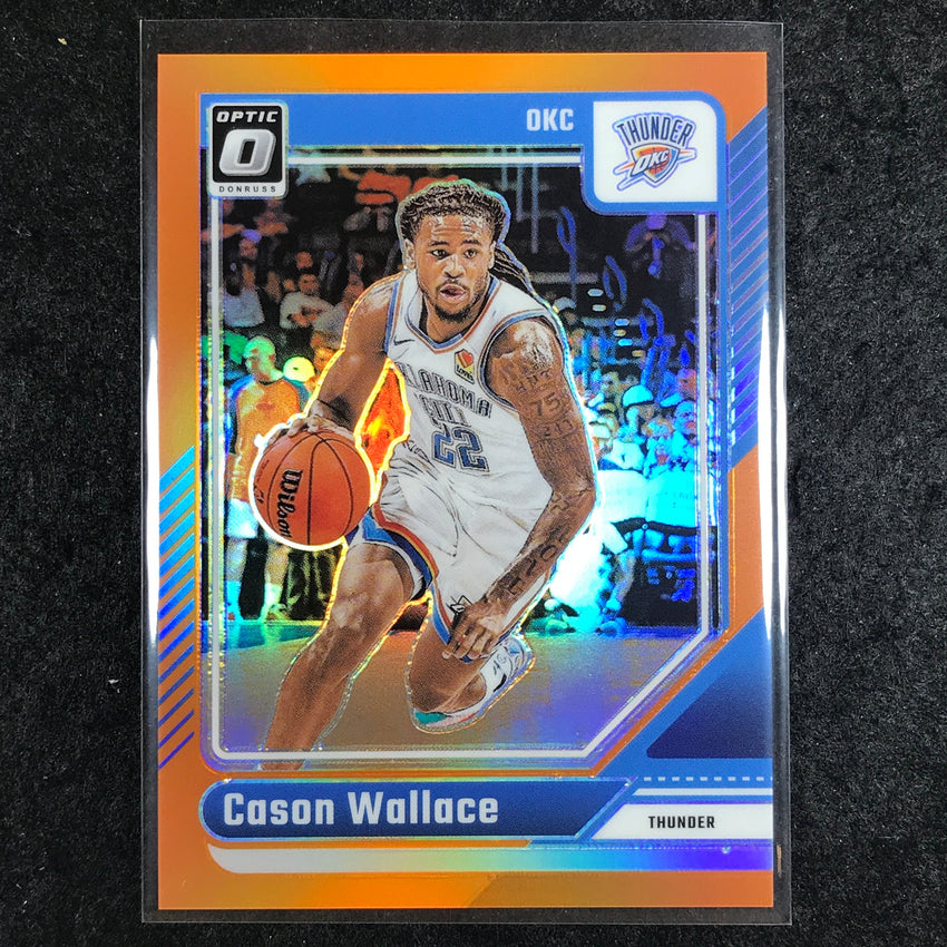 2024-25 Donruss Optic CASON WALLACE Base Orange /175 #191