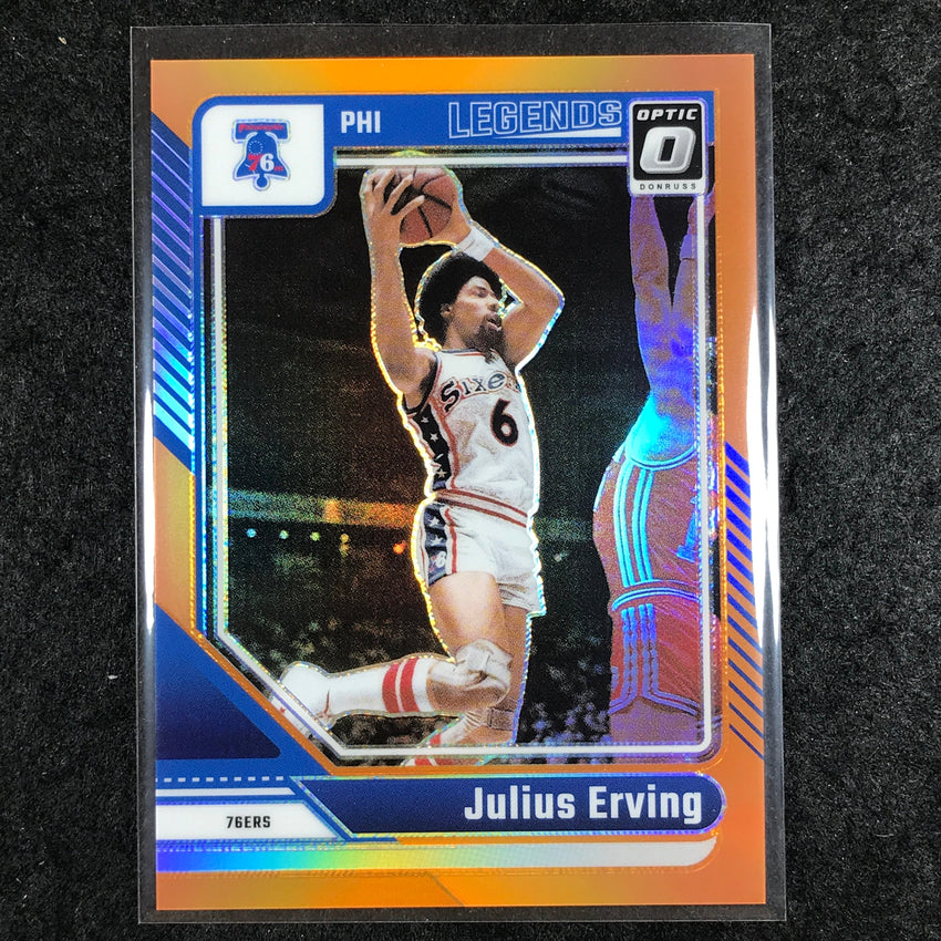 2024-25 Donruss Optic JULIUS ERVING Legends Orange /175 #232
