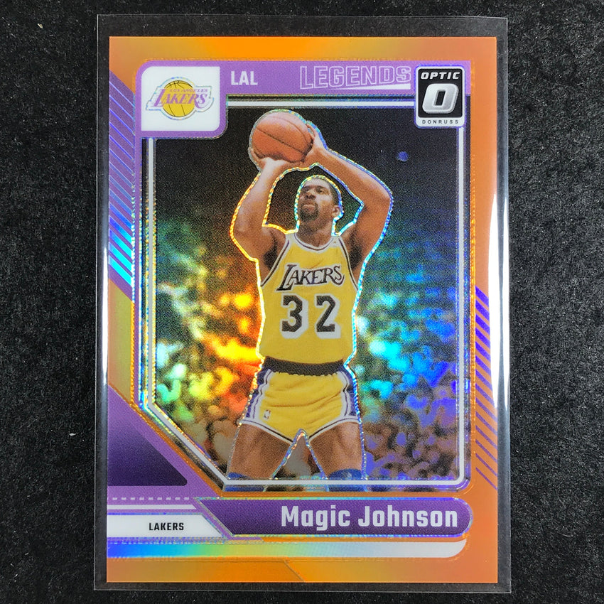 2024-25 Donruss Optic MAGIC JOHNSON Legends Orange /175 #239