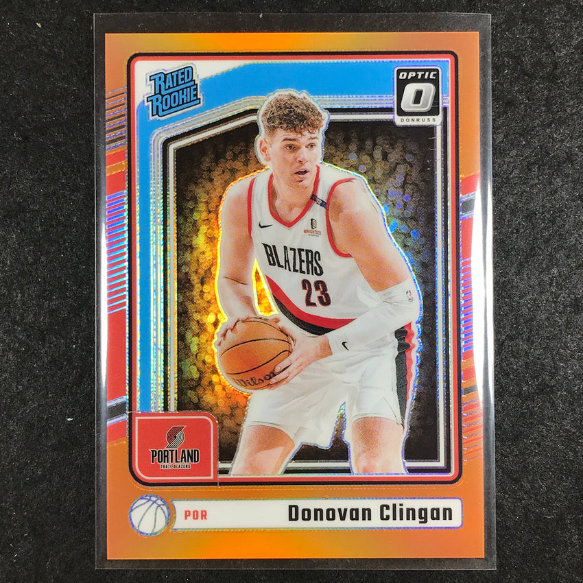 2024-25 Donruss Optic DONOVAN CLINGAN Rated Rookie Orange /175 #272