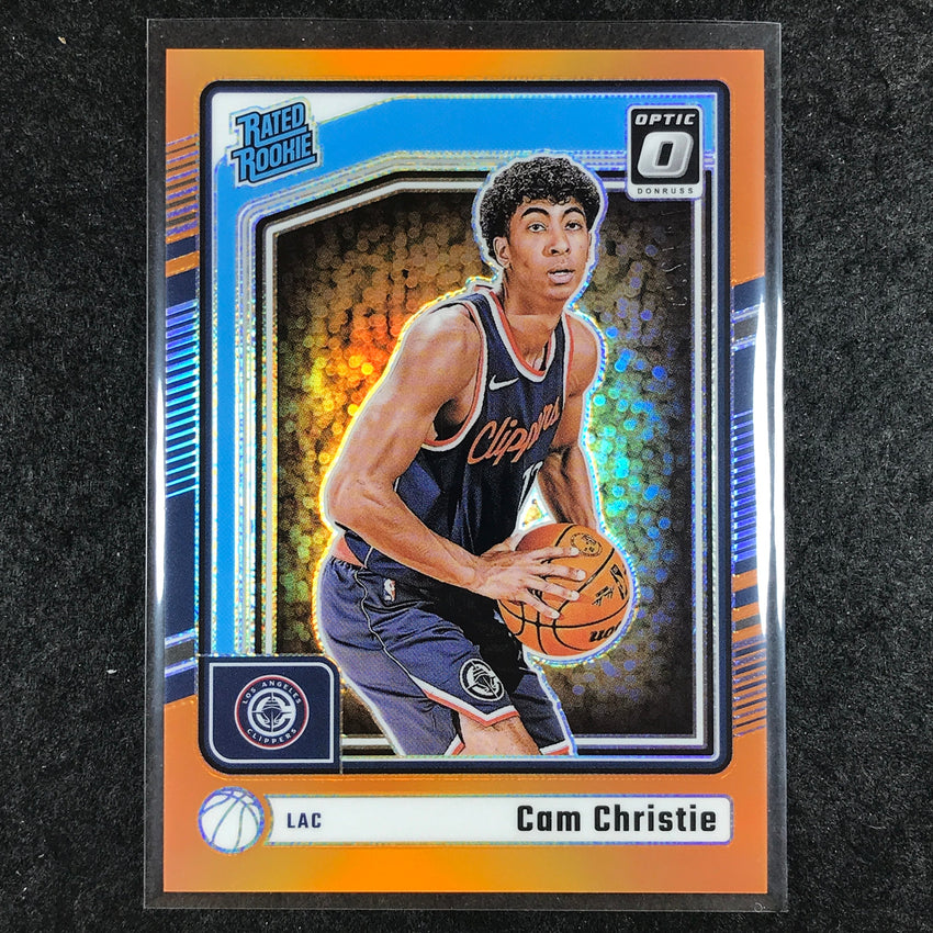 2024-25 Donruss Optic CAM CHRISTIE Rated Rookie Orange /175 #284