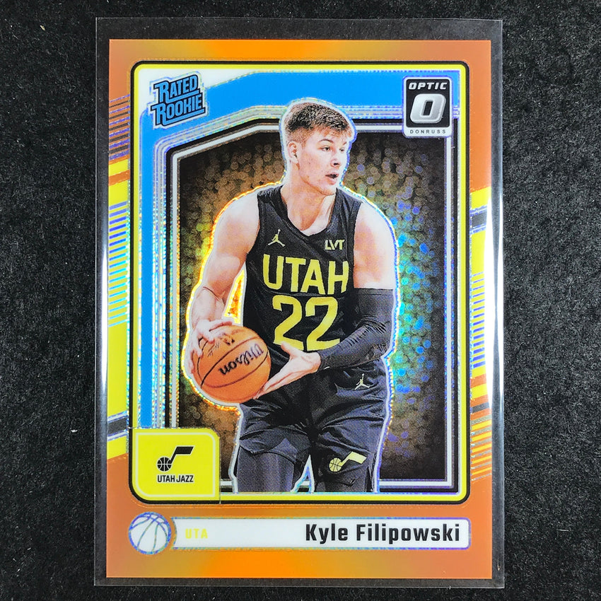 2024-25 Donruss Optic KYLE FILIPOWSKI Rated Rookie Orange /175 #300