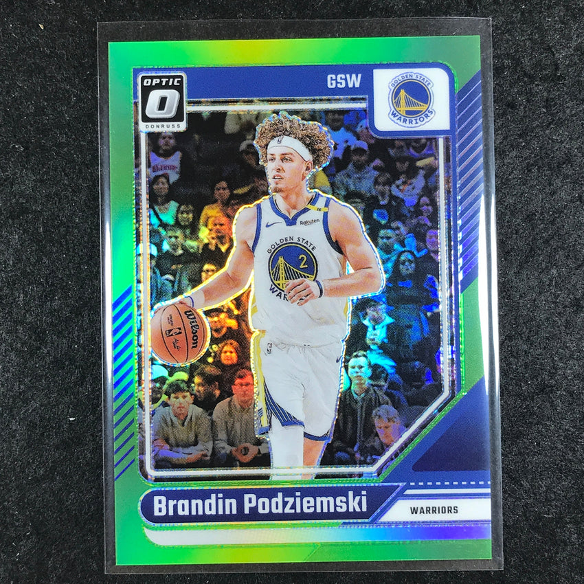 2024-25 Donruss Optic BRANDIN PODZIEMSKI Base Lime Green /149 #36