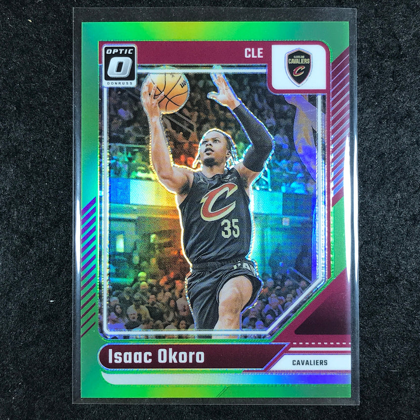 2024-25 Donruss Optic ISAAC OKORO Base Lime Green /149 #93